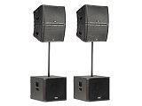 QSC KW181 Active Subwoofers & QSC KLA12 Active Line Array Loudspeakers