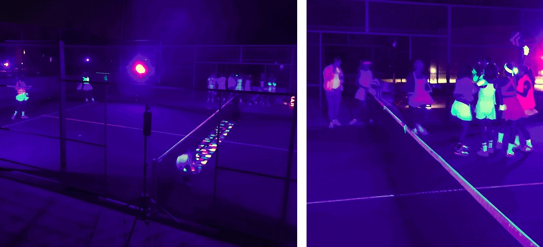 UV/Glow-in-the-dark Padel